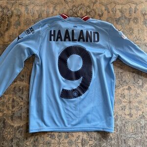 Puma Manchester City Sky Blue Long-Sleeve Shirt